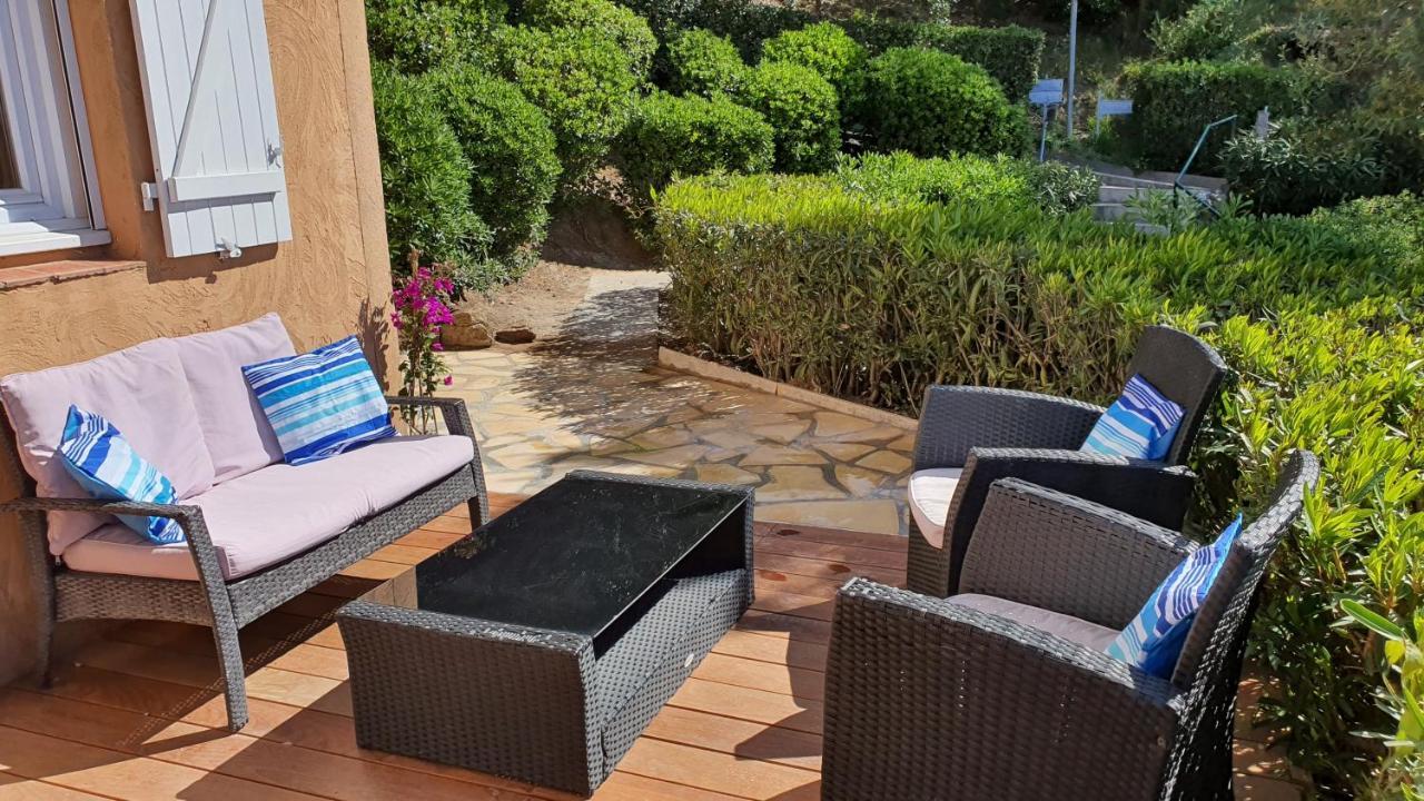 Les Issambres Appart 6 Pers Grande Terrasse Superbe Vue Mer Et Golfe De Saint Tropez, Piscine Экстерьер фото